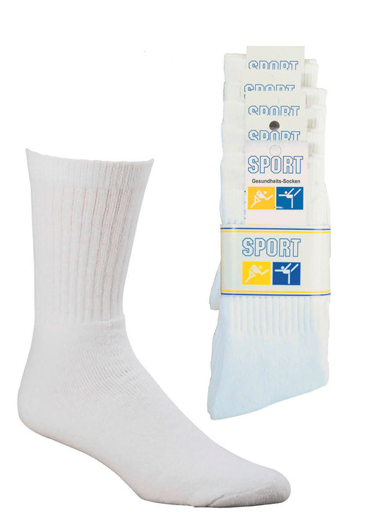 Kochfeste Tennis Sportsocken bis Größe 49 | 5Paar