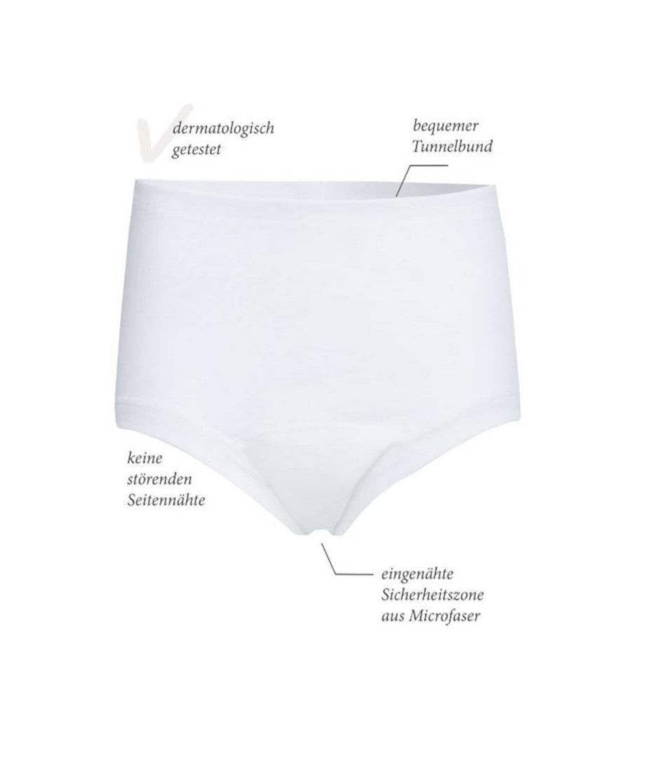 Damen Slip mit eingenähter Sicherheitszone