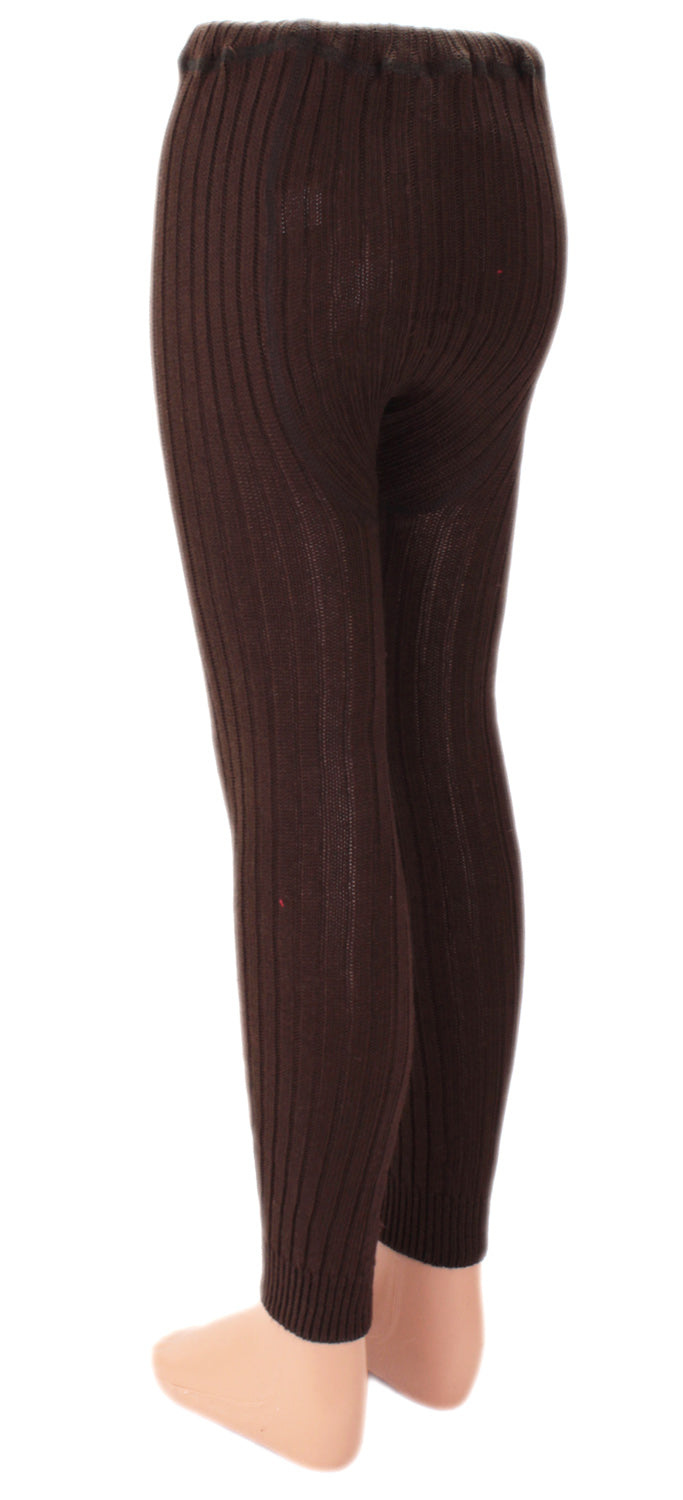 Unifarbene Leggings aus 100% Baumwolle