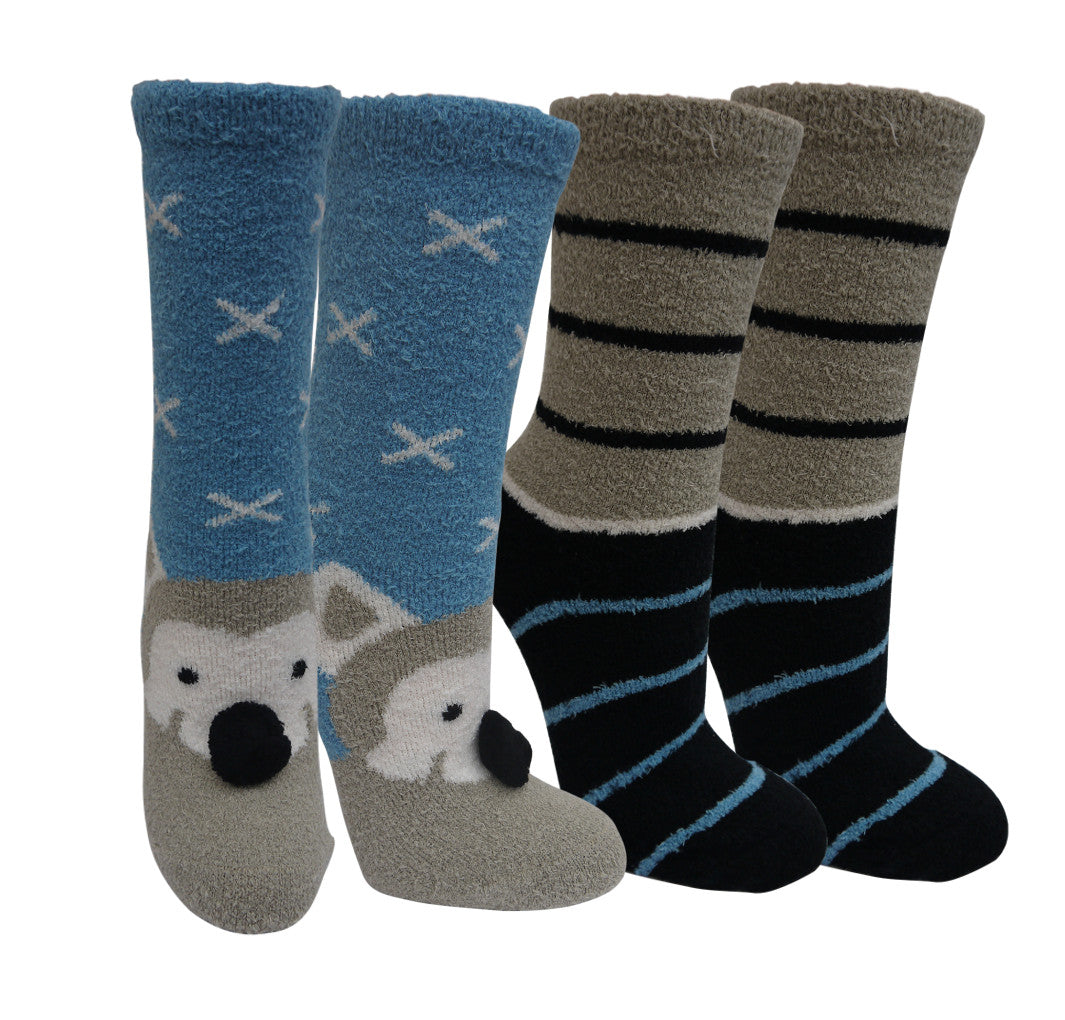 Micro-Kuschel KinderHomesocks 2 Paar