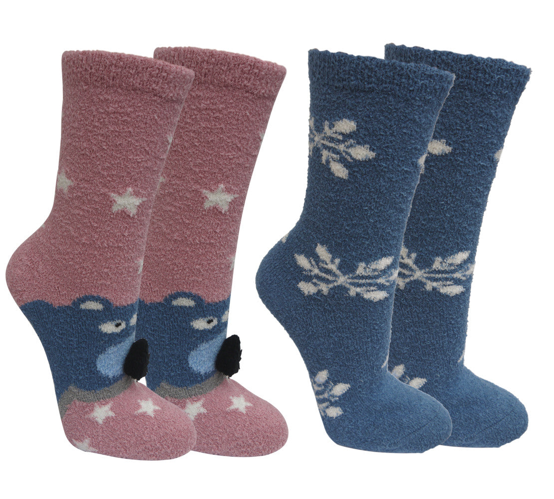 Micro-Kuschel KinderHomesocks 2 Paar