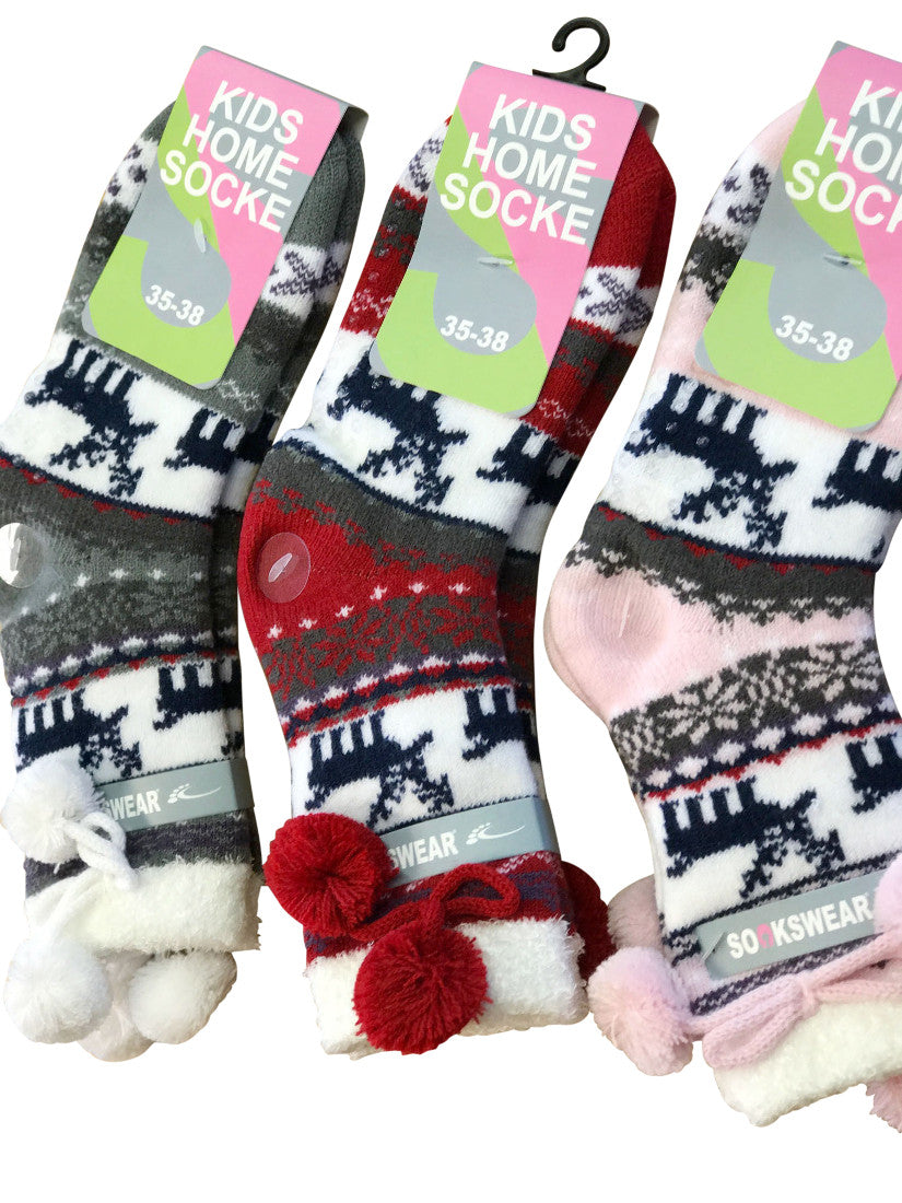 Kinder Home Socks mit Teddyinnenfutter