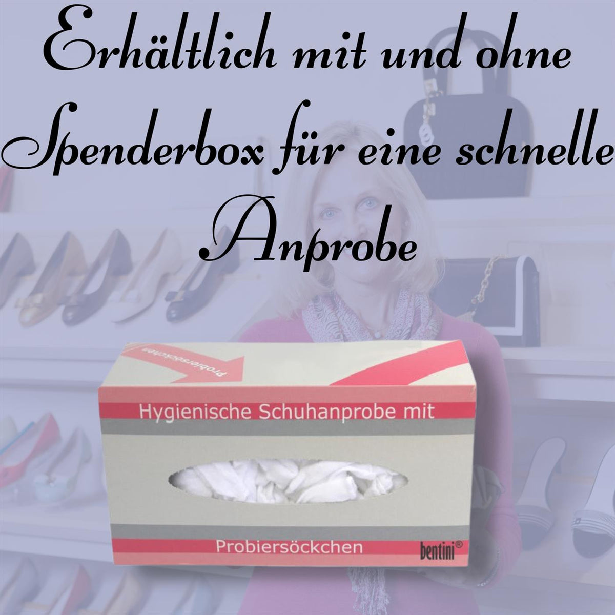 Bentini Probierstrümpfe | Probiersocken im Nachfüllbeutel