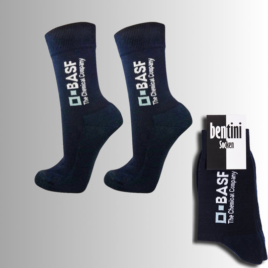 Business Logosocken mit eingestricktem Logo 😍