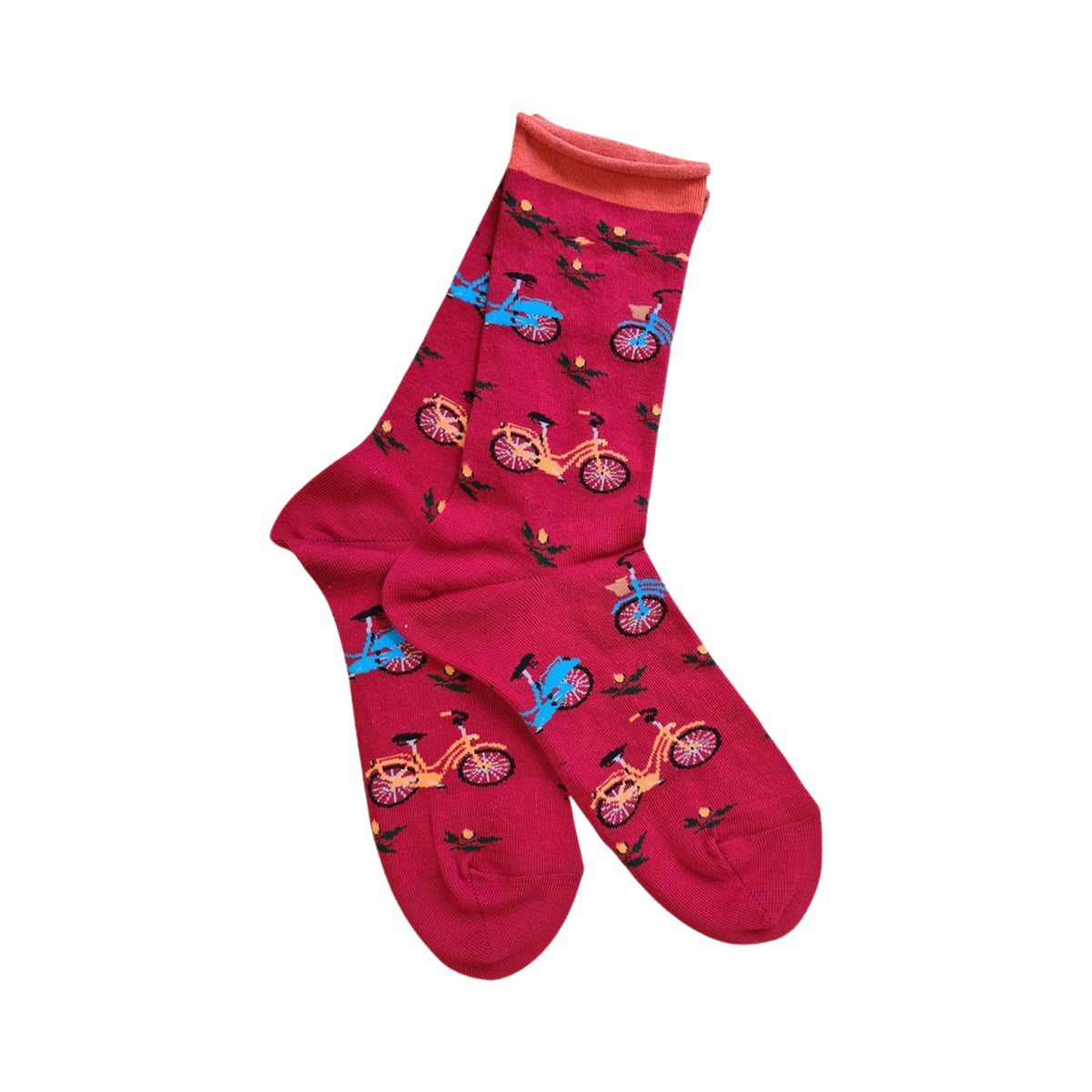 Crönert Longsocks Fahrradmotiv