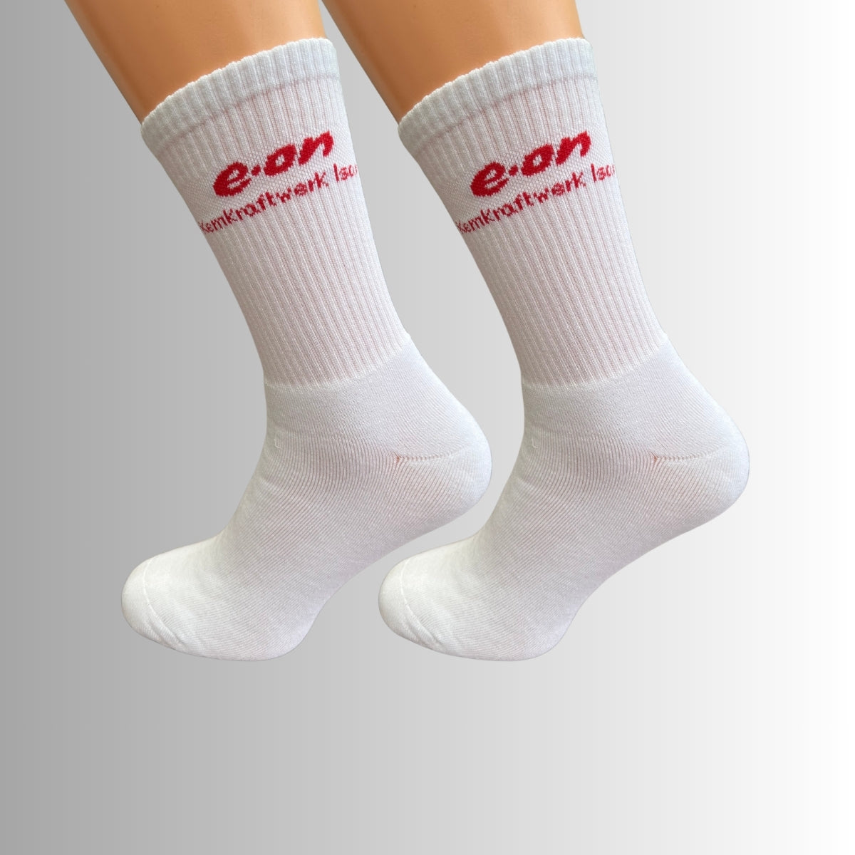 Sportsocken mit Firmenlogo