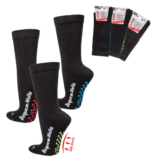 Extra weite Socken mit Noppen