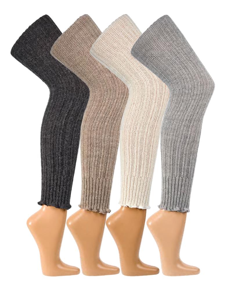 Overknee Stulpen mit Wolle