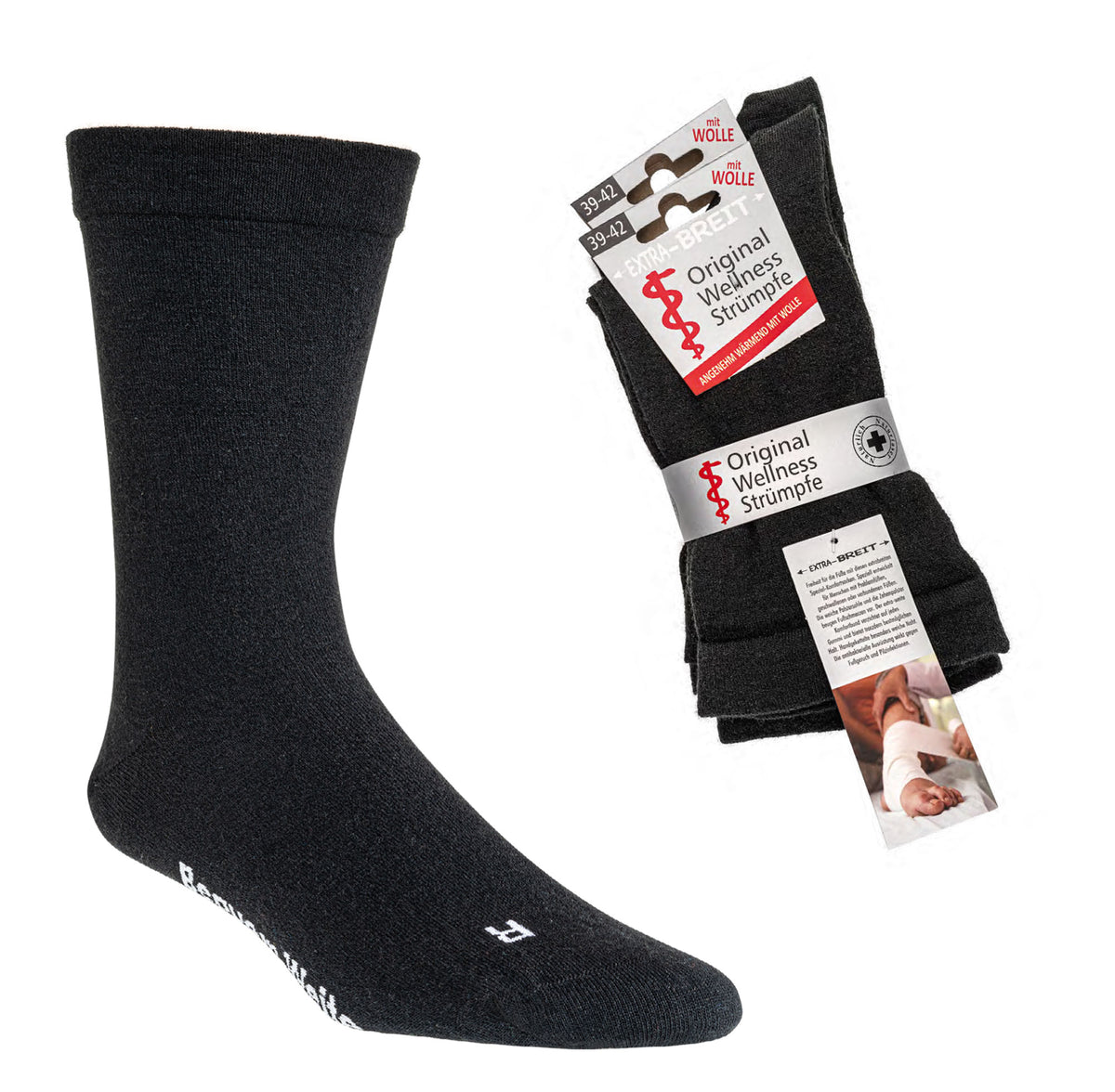 Diabetikersocken Wellness für die Füße | 2Paar