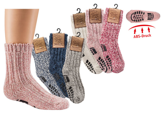 ABS Norwegersocken mit Wolle | 3 Paar