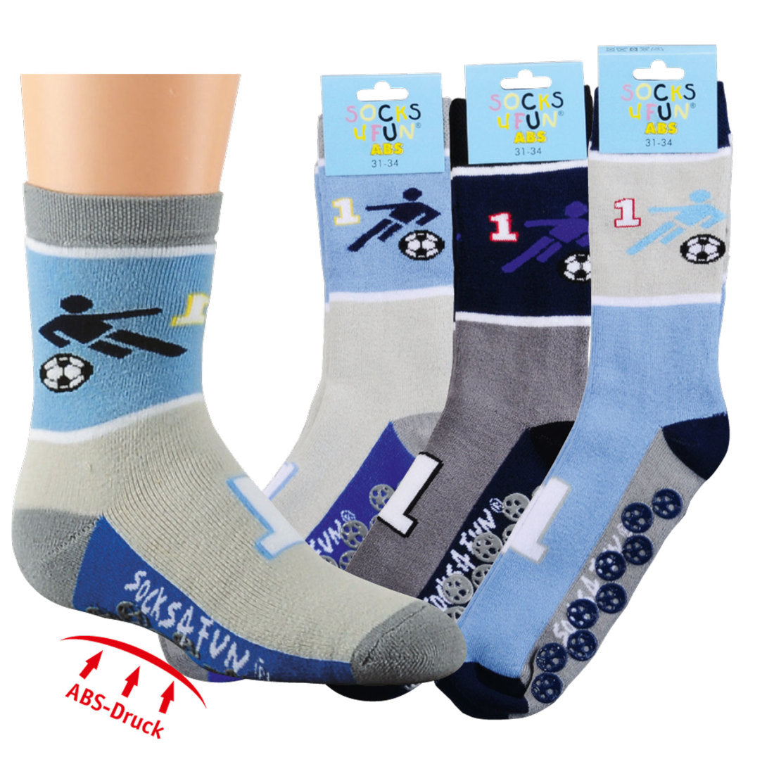 Fussballsocken für Kinder | 3 Paar