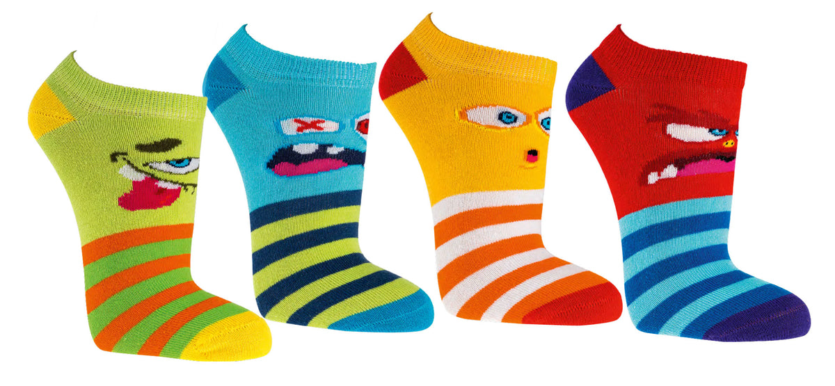 Sneaker Socken Kinder - bunt sortiert | 3 Paar