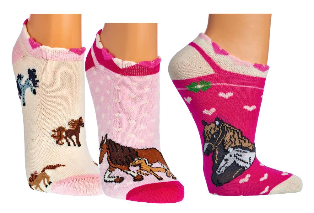 Sneaker Socken Kinder - bunt sortiert | 3 Paar