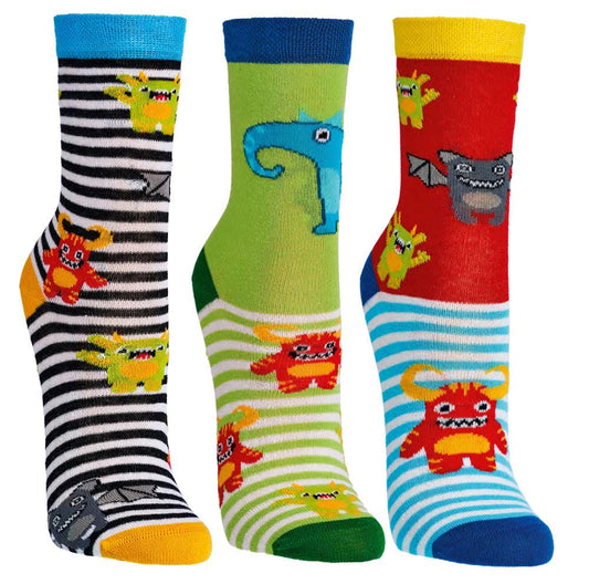 Kindersocken Freche Monster | 3Paar