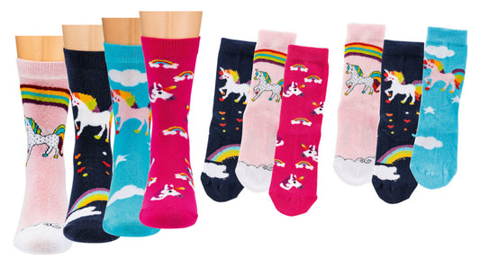 Kindersocken Einhorn | 3 Paar