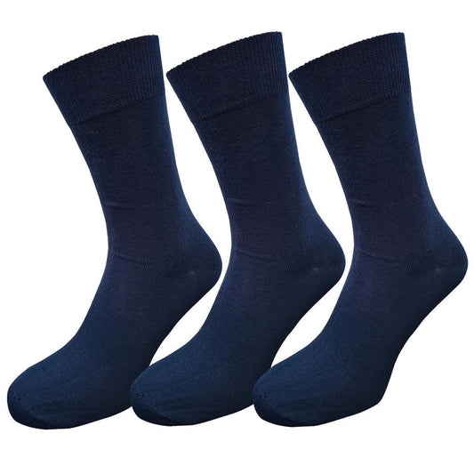 Blaue Socken ohne Gummi | 3Paar