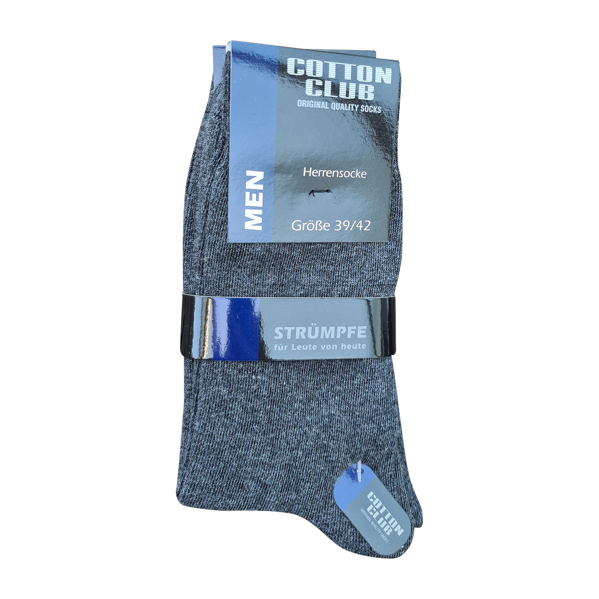 Socken ohne Gummi anthrazit | 3Paar