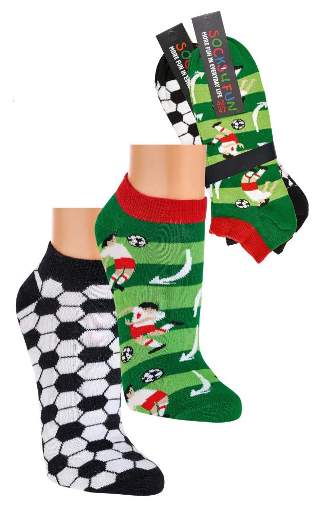 Spaßsocken Fußball | 2 Paar