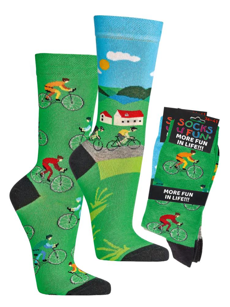 Bunte Socken Radsport