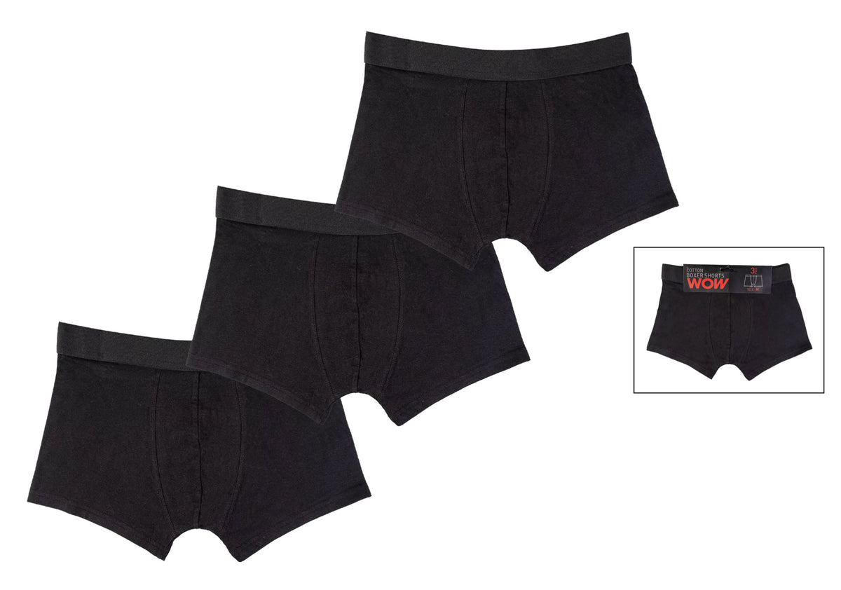 Boxershorts ohne Werbung  | 3 Stück