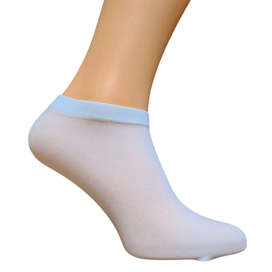 Einmal Socken kurzer Schaft (Polyamid) weiß | 100Paar
