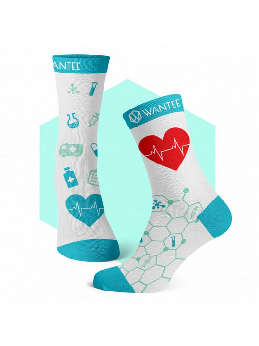 Zwei verschiedene Socken Medical Two Wantee