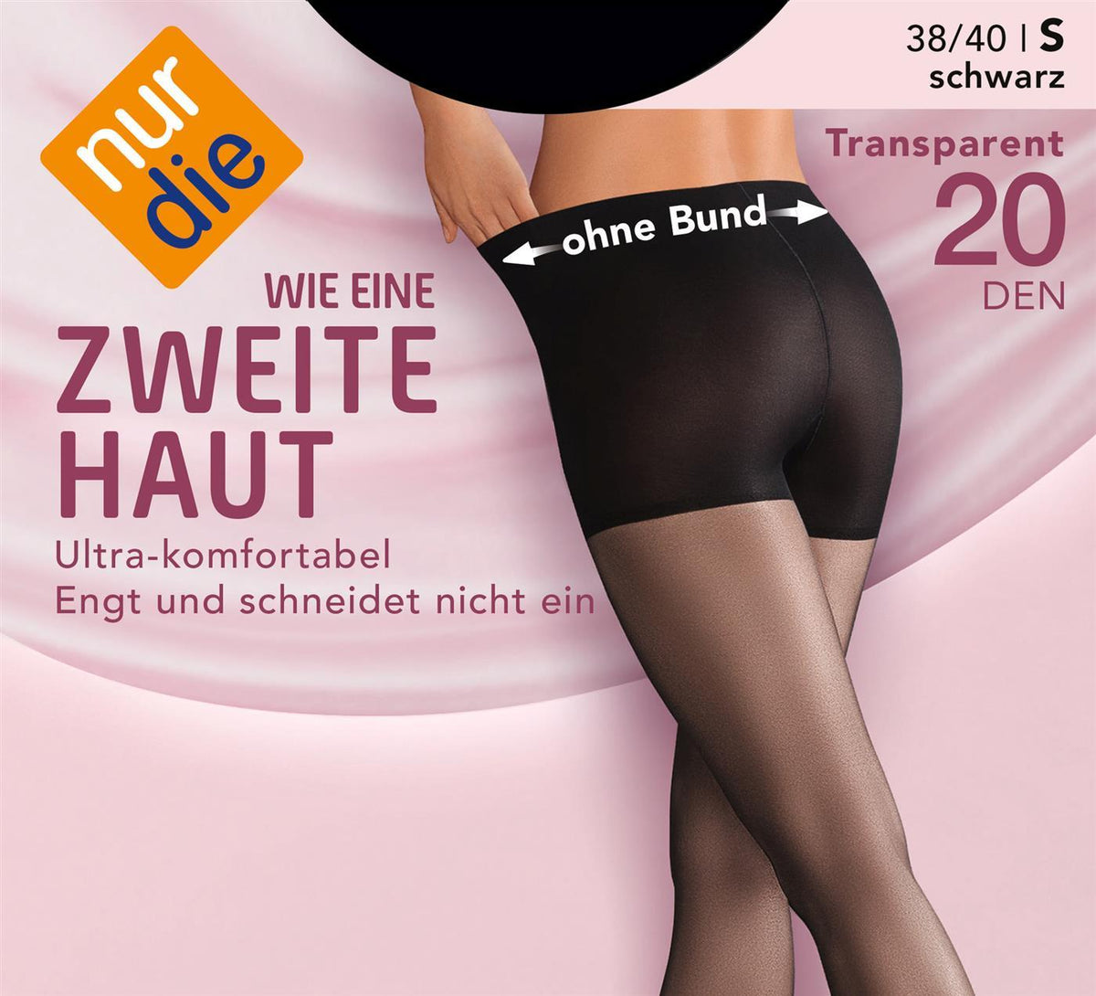Strumpfhose ohne Bund Wie eine zweite Haut | 2Stk.