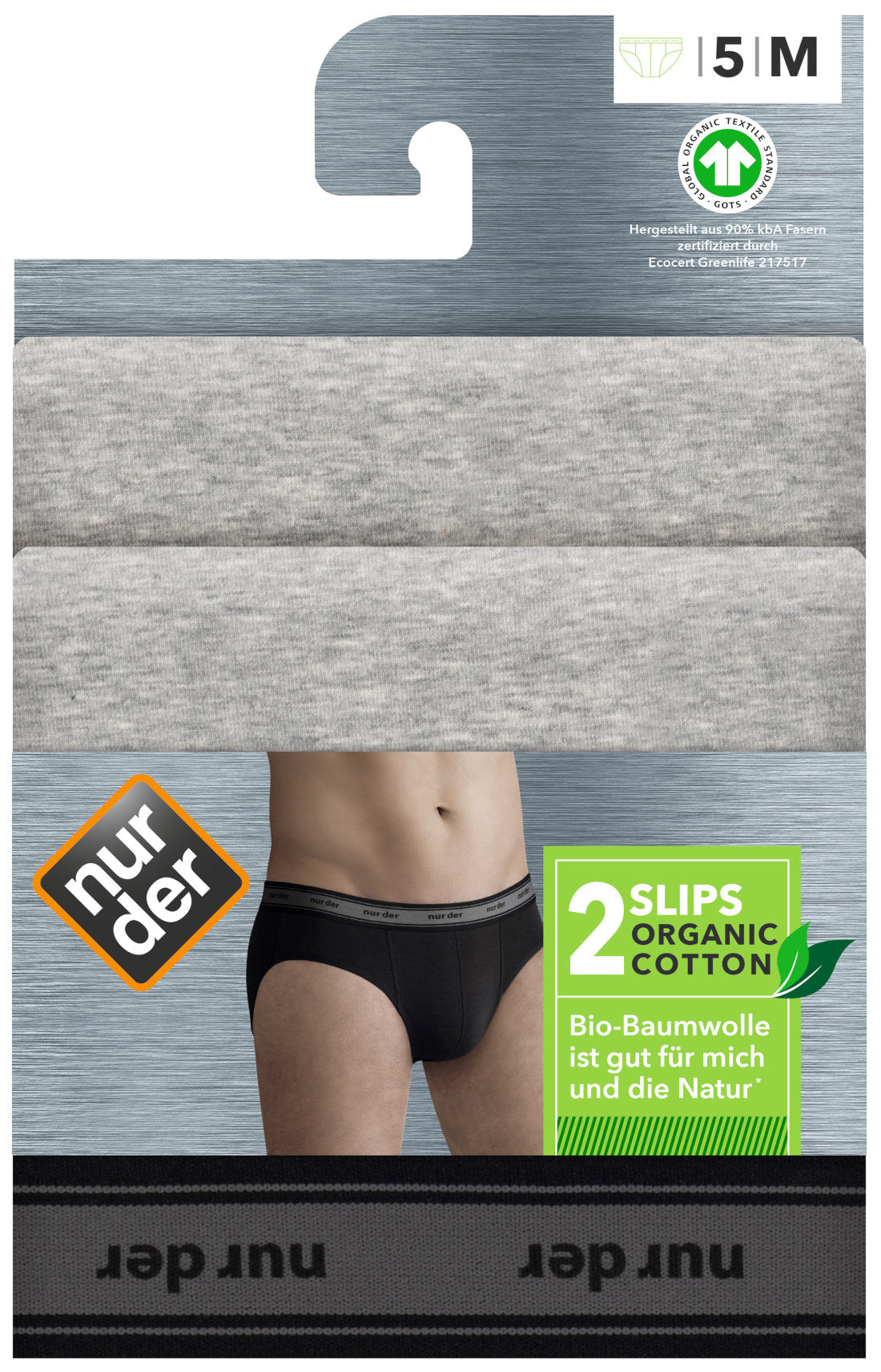Slips Organic Cotton Nur Der | 2Stück