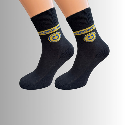 Werbesocken mit eingestricktem Logo und mit Innenplüschsohle 🎁