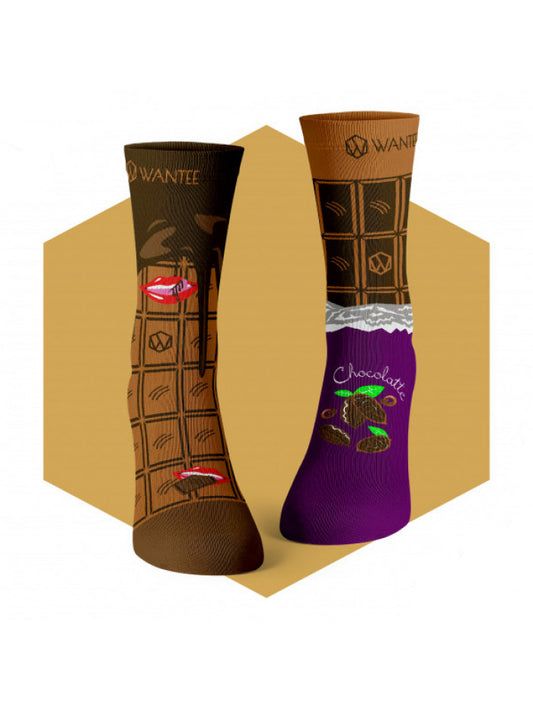 Socken Schokolade unterschiedliche Sockenpaare