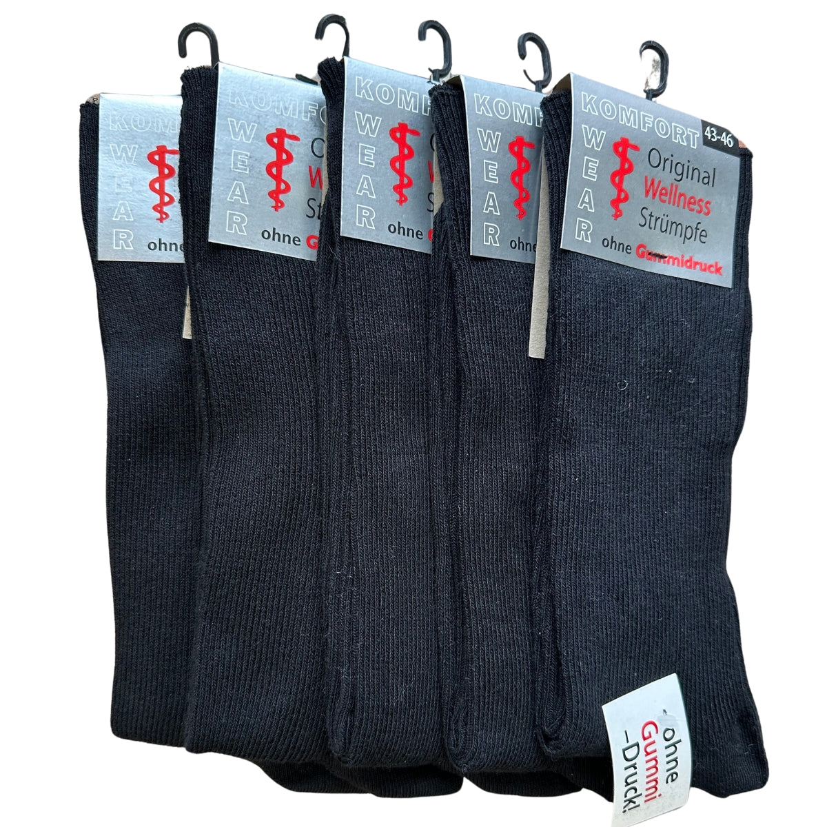 Socken ohne Gummidruck | 5 Paar