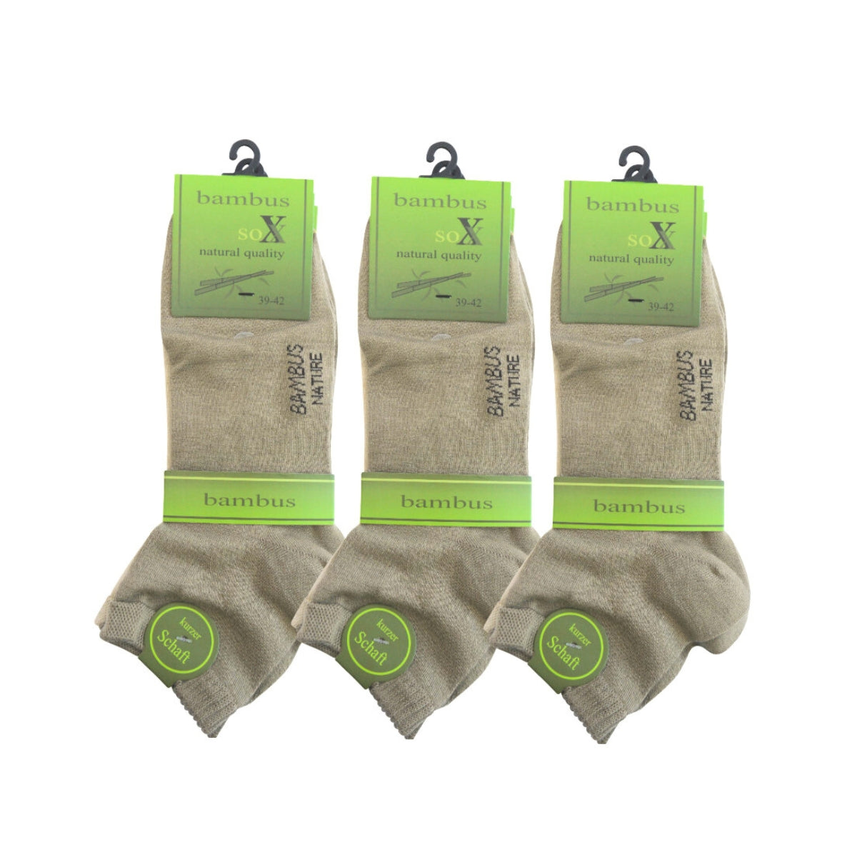 Bambus Socken kurzer Schaft 3,6,9 oder 12 Paar