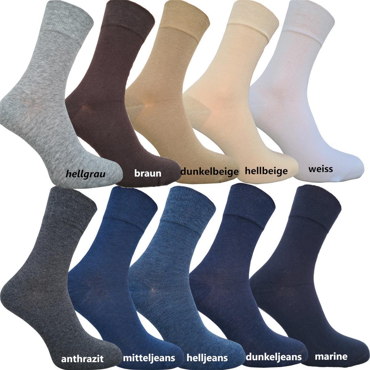 Herrensocken Softrand