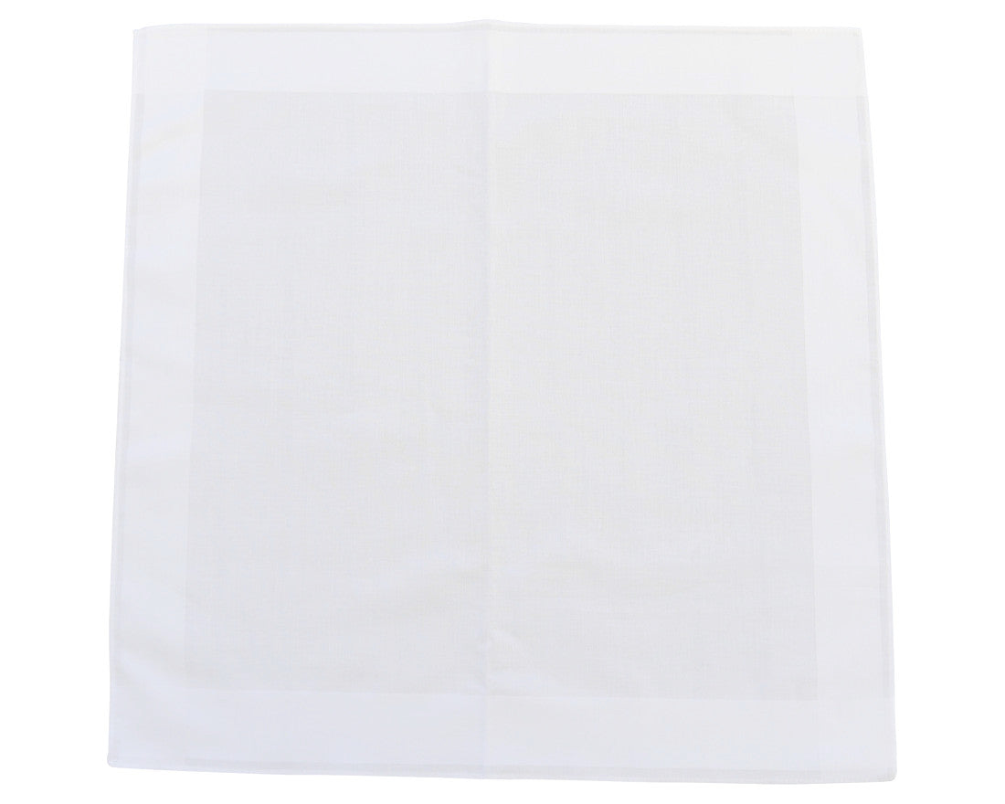 Herrentaschentuch weiss Timo 43 x 43 cm