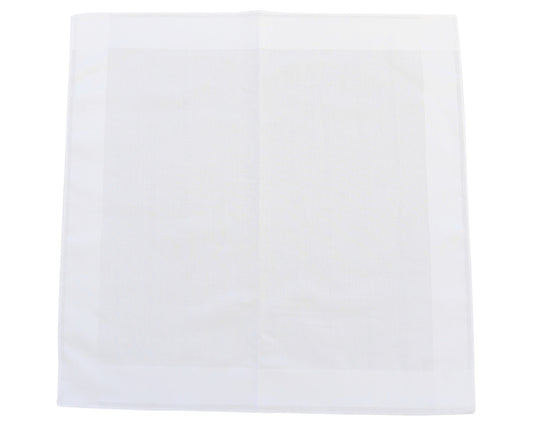 Herrentaschentuch weiss Timo 43 x 43 cm