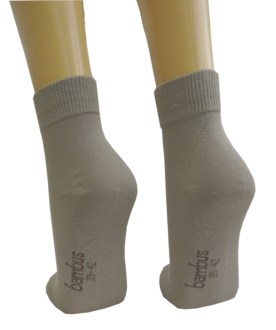 Kurzsocken Damen mit Bambus | 2 Paar