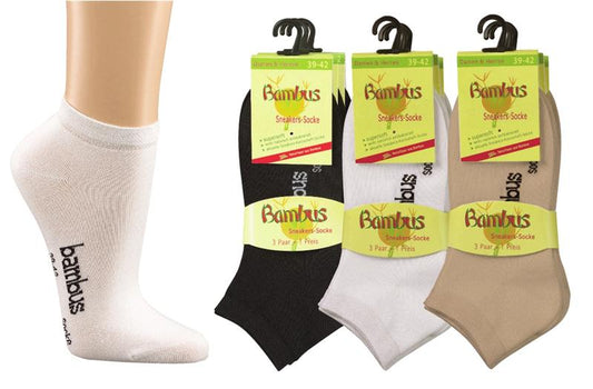 Sneaker Socken mit Bambus | 3 Paar