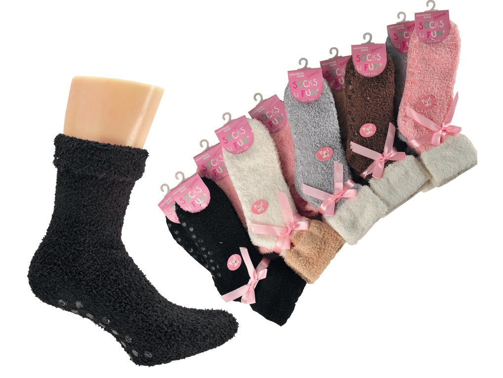ABS Kuschelsocken mit Schleife | 2Paar