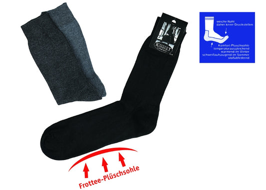 Wellness Socken mit Frotteesohle | 3Paar