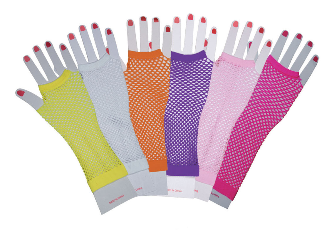 Netzhandschuhe bunt
