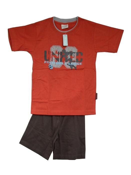 Jungen Shorty-Pyjama mit tollem Fussball-Motiv