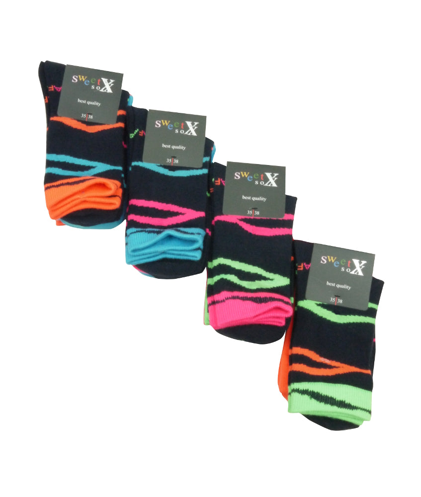 Trendige Kindersocken Safari Muster | 3 Paar