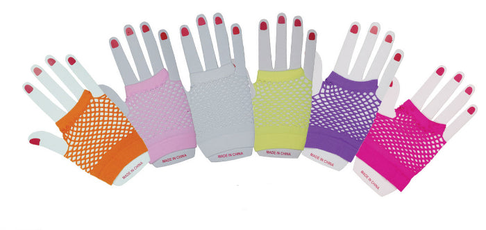 Netzhandschuhe in vielen Farben kurz