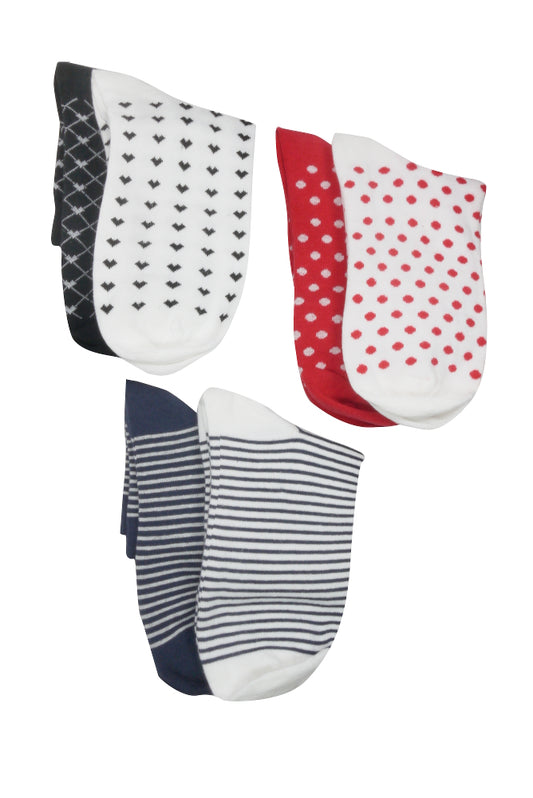 Basic Damensocken gemustert