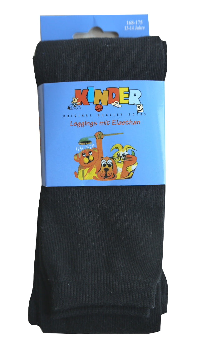 Kinder-Leggings unifarben