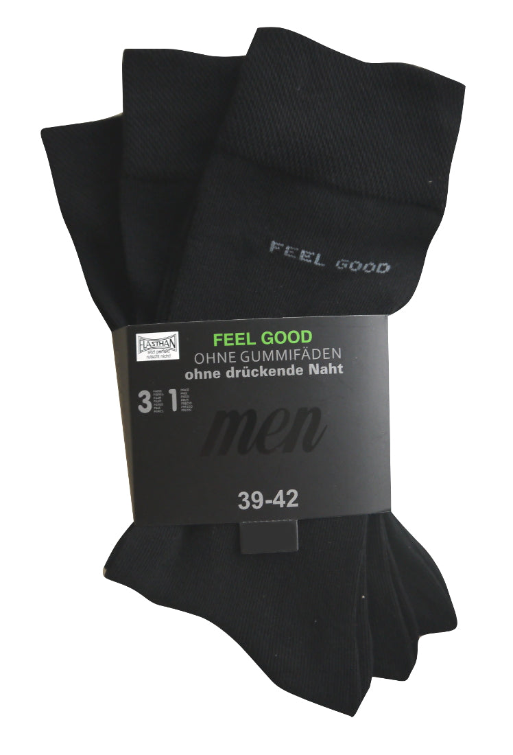 Baumwollsocken ohne Gummi | 3 Paar