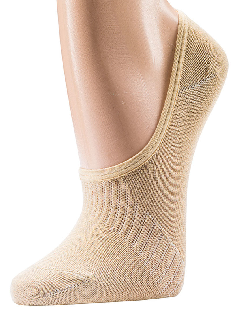 Footies Bambus & Silikon Pad an Ferse | 3 Paar