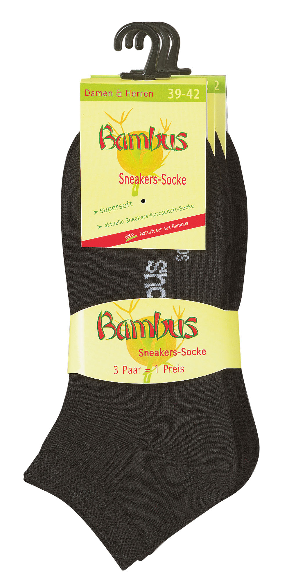 Sneaker Socken mit Bambus | 3 Paar