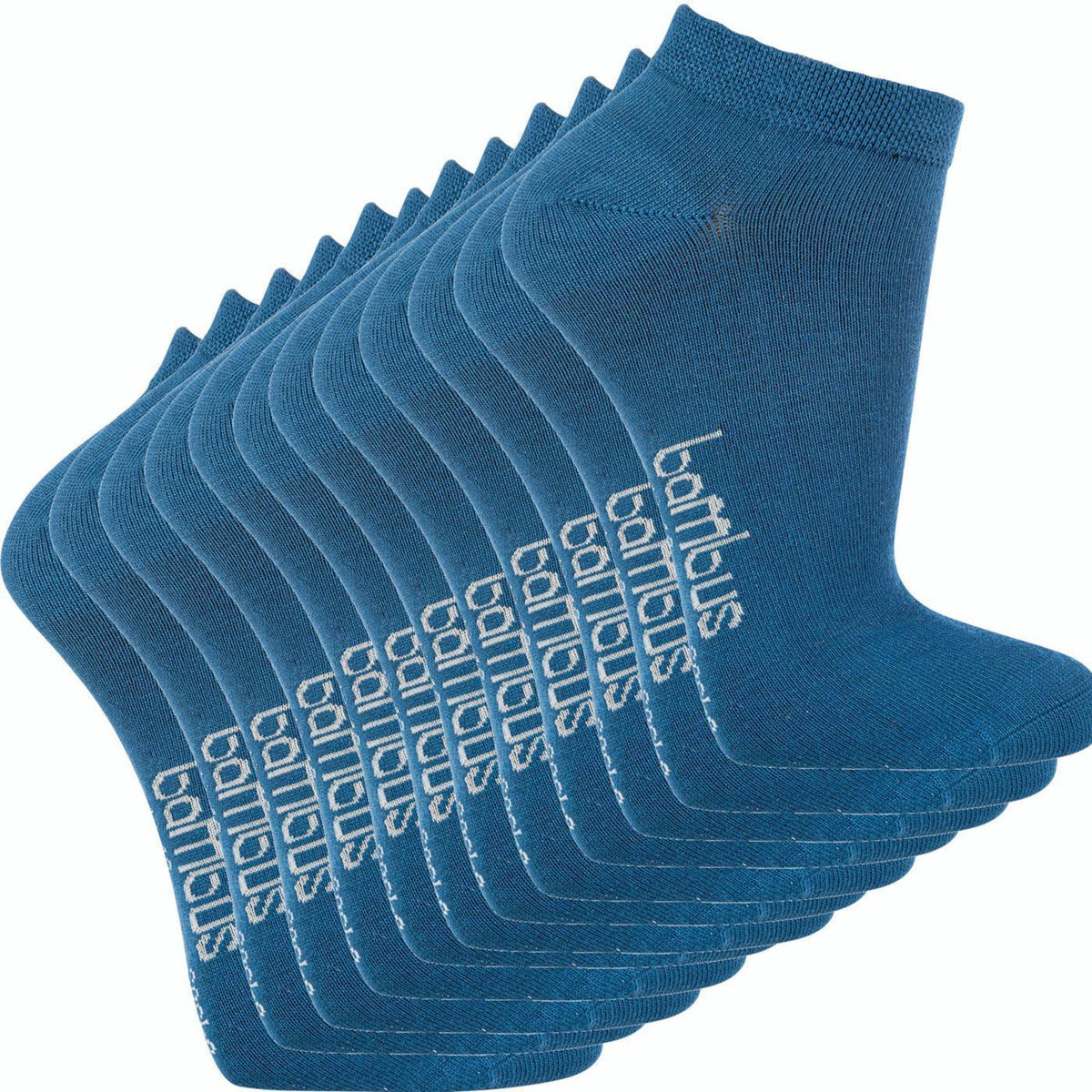 Sneaker Socken Bambus jeans | 3,6 oder 12 Paar