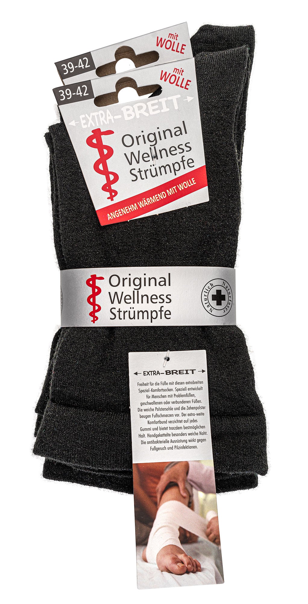 Diabetikersocken Wellness für die Füße | 2Paar
